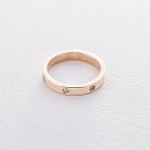 Золотое кольцо (фианиты) к02949 от ювелирного магазина Оникс