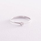 Помолвочное золотое кольцо с бриллиантом 227721121 от ювелирного магазина Оникс - 3