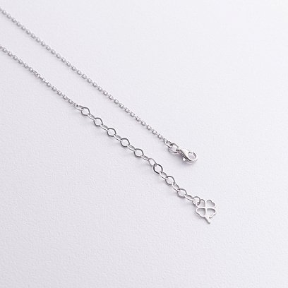 Срібне кольє "Конюшина" (перламутр) 181324 №5