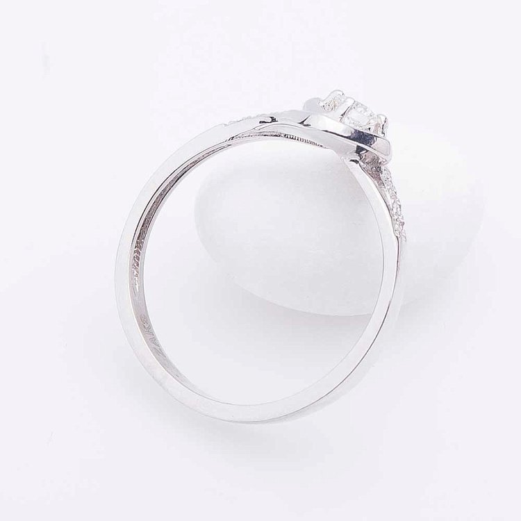 Золотое кольцо с бриллиантами к0014sh от ювелирного магазина Оникс - 2