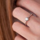 Помолвочное золотое кольцо с бриллиантами кб0386nl от ювелирного магазина Оникс - 4