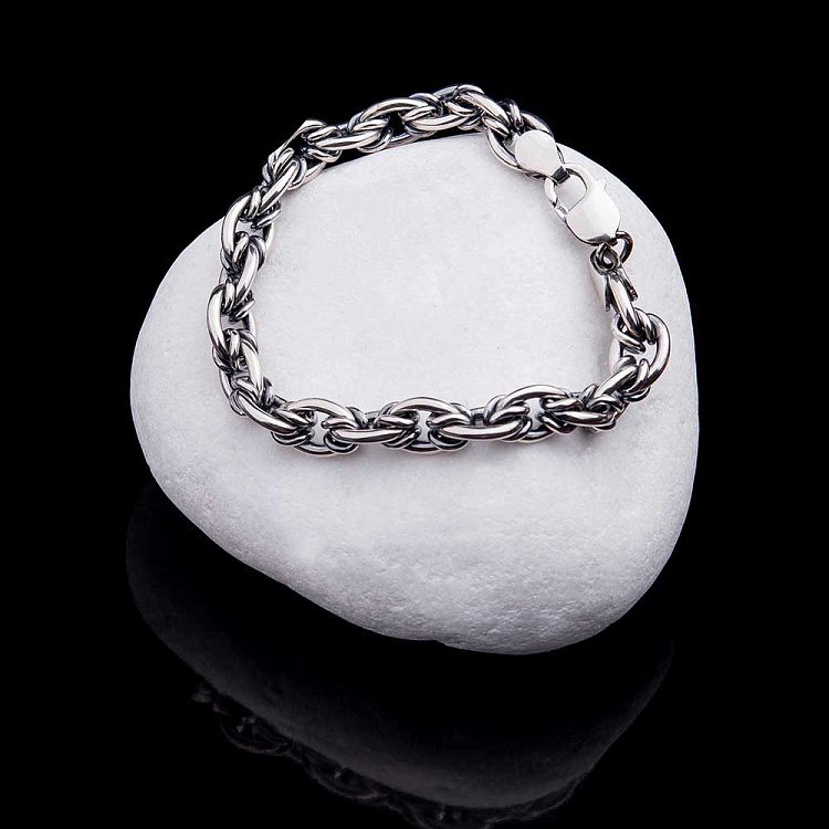 Серебряный браслет 14569 от ювелирного магазина Оникс