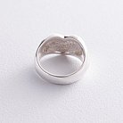 Серебряная печатка "Сердечко" (возможна гравировка) 112695 от ювелирного магазина Оникс - 5