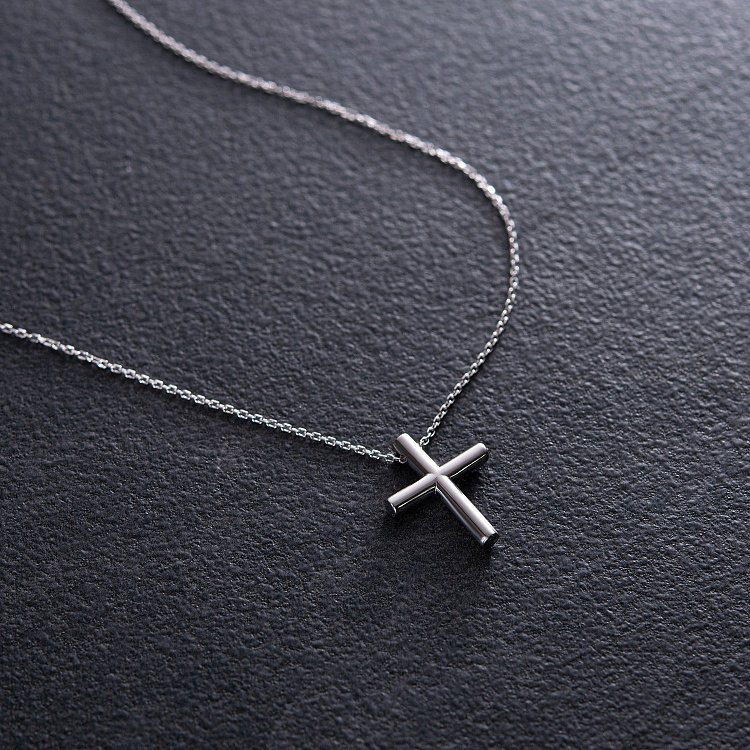 Колье с крестиком в серебре 181266 от ювелирного магазина Оникс - 7