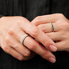 Золотое кольцо с черными бриллиантами кб0657ca от ювелирного магазина Оникс - 4