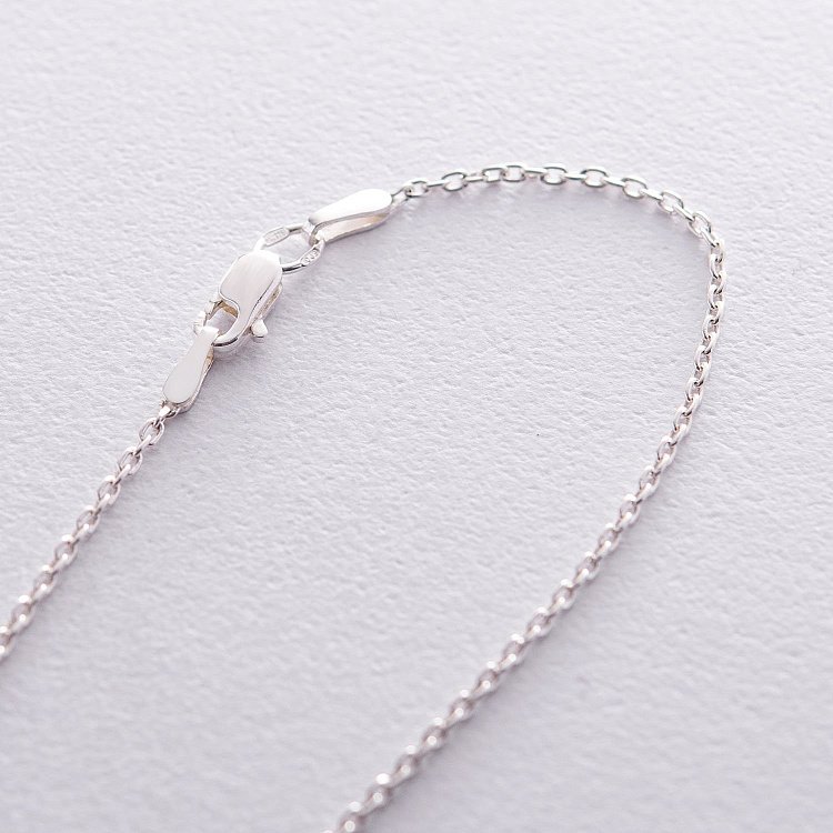 Серебряное колье с жемчужиной 181015 от ювелирного магазина Оникс - 2