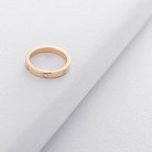 Золотое кольцо (фианиты) к02949 от ювелирного магазина Оникс - 4