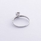 Помолвочное золотое кольцо с бриллиантом кб0516cha от ювелирного магазина Оникс - 5