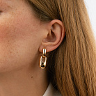 Серьги "Nicoletta" в желтом золоте с09151 от ювелирного магазина Оникс