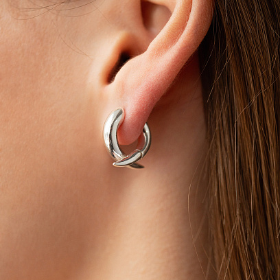 Серебряные серьги "Ramona" 123449 №3