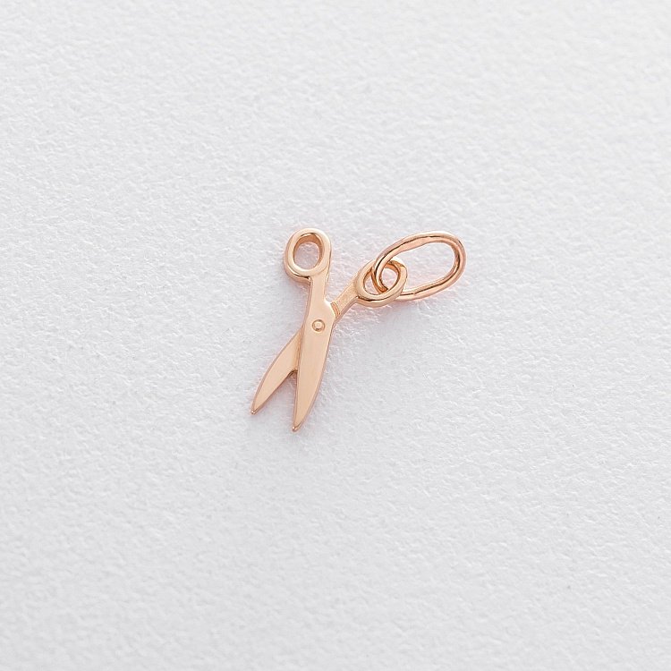 Золотой кулон "Ножницы" п01171 от ювелирного магазина Оникс