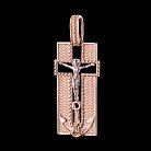 Золотий чоловічий хрест "Якір" 140224 от ювелирного магазина Оникс