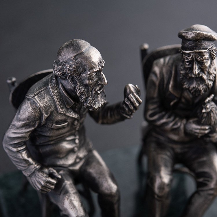 Серебряная фигура ручной работы 23168 от ювелирного магазина Оникс - 1