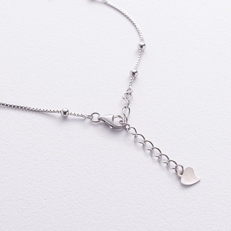 Срібний браслет із зірочками 141361 від ювелірного магазину Онікс - 4