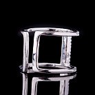 Срібний перстень з фіанітами 111731 от ювелирного магазина Оникс - 2