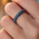 Золотое кольцо с сапфирами кб0446gl от ювелирного магазина Оникс - 1