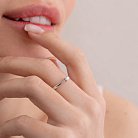Помолвочное золотое кольцо с бриллиантом 218651121 от ювелирного магазина Оникс - 4