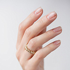 Каблучка "Тереза" у жовтому золоті к08420 от ювелирного магазина Оникс - 1