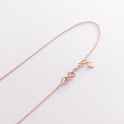 Кольє "Монетка" в червоному золоті (можливе гравіювання) кол01777 №3