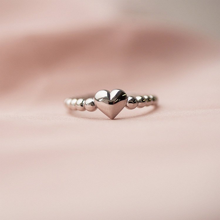 Золотое кольцо "Сердце" к06613 - 2 Золотое кольцо "Сердце" к06613 от ювелирного магазина Оникс - 2