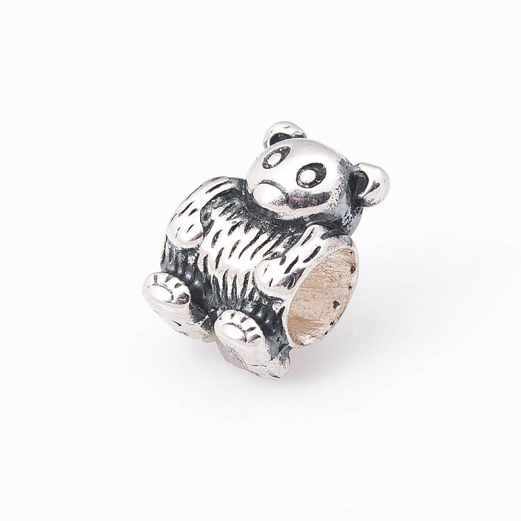 Серебряный шарм "Мишка" 132128 от ювелирного магазина Оникс