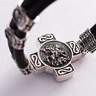 Срібний православний браслет "Господь Вседержитель. Георгій Переможець" 141601 от ювелирного магазина Оникс - 2
