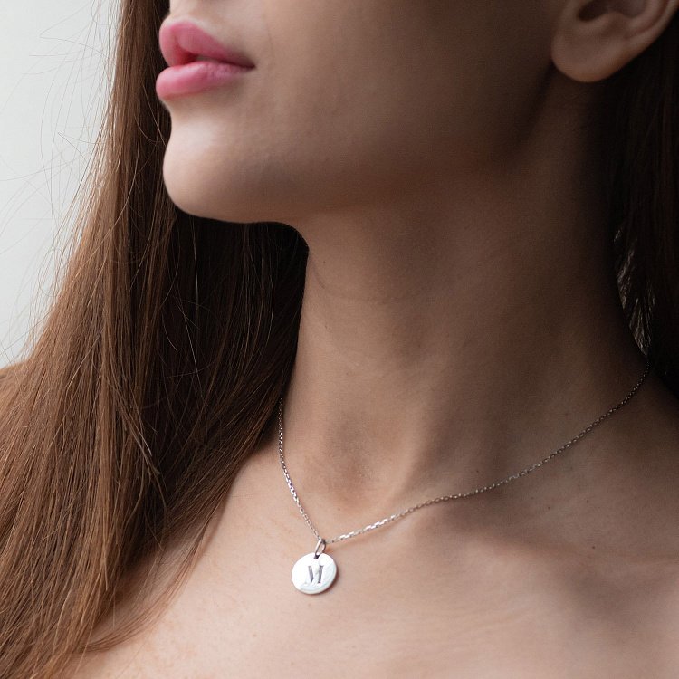 Серебряный кулон "Буква" 132724бук от ювелирного магазина Оникс - 13