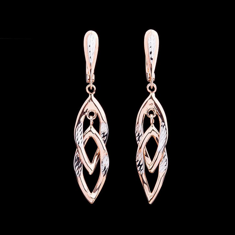 Золотые серьги с03932 от ювелирного магазина Оникс - 1