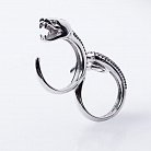Золотое кольцо "Змея" с бриллиантом р0464б от ювелирного магазина Оникс - 2