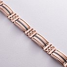 Чоловічий золотий браслет (гематит) б05270 от ювелирного магазина Оникс - 2