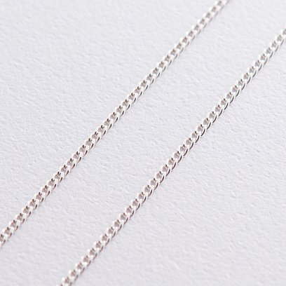 Серебряная цепочка (панцирное плетение) б010051 №2