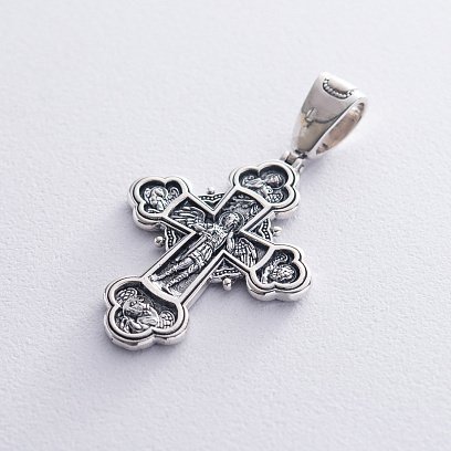 Православний хрест "Розп'яття Христове, Олександр Невський, Димитрій Донський, Сергій Радонезький. Архангел Михаїл" 132486 №2