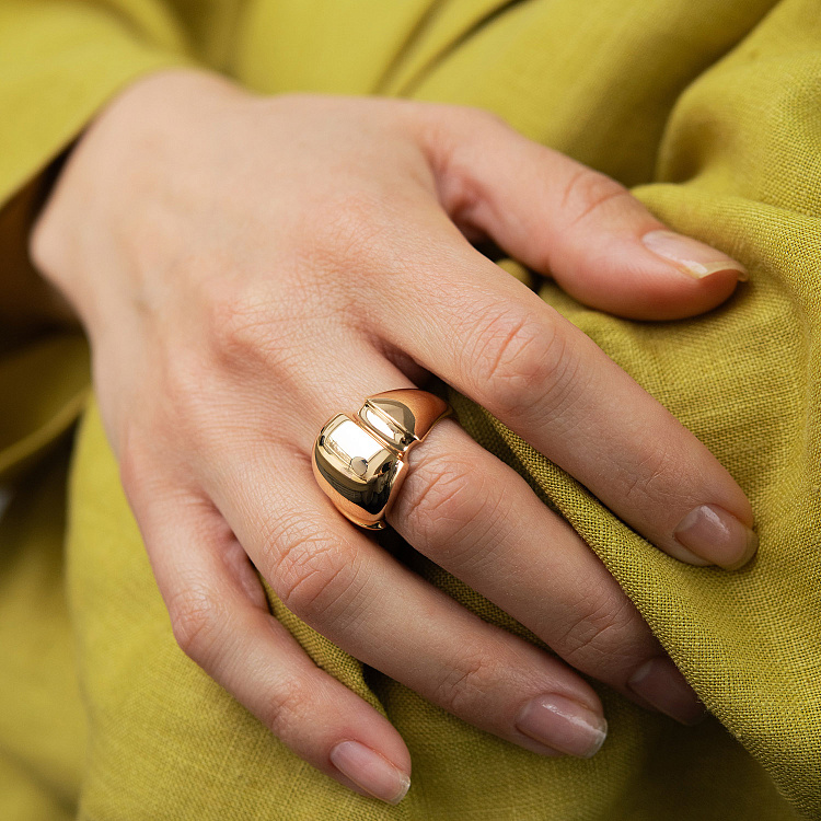 Золота каблучка "Julieta" к08436 від ювелірного магазину Онікс - 5