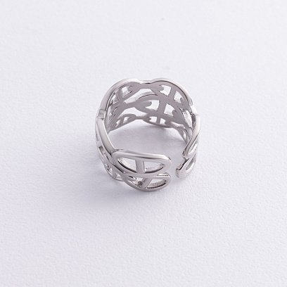 Широкое серебряное кольцо "Helen" 7217 №3