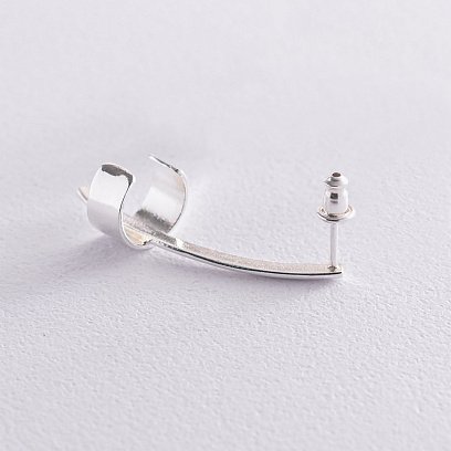 Срібна каффа "Дотик" (на ліве вушко) 122913л №4