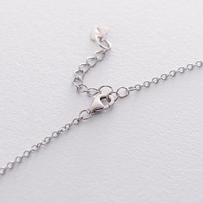 Серебряное колье "Шарики" 18885 №6