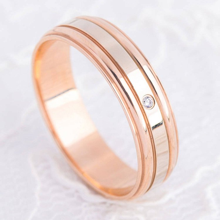 Обручка обр000533 від ювелірного магазину Онікс - 3