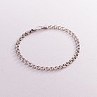 Чоловічий срібний браслет (гарібальді 0.5 см) р0226514 от ювелирного магазина Оникс