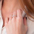 Золотое кольцо с бриллиантами кб0368nl от ювелирного магазина Оникс - 2