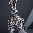Серебряная фигура ручной работы "Колокольчик" сер00021 от ювелирного магазина Оникс - 2