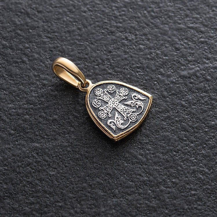 Срібна підвіска "Святий Миколай Чудотворець" 131811 - 1 Срібна підвіска "Святий Миколай Чудотворець" 131811 від ювелірного магазину Онікс - 1