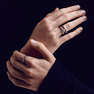 Срібна каблучка "Геометрія" 1548 от ювелирного магазина Оникс - 9