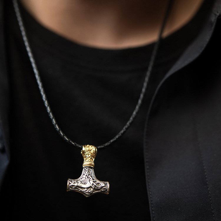 Срібна підвіска "Молот Тора" 132888 від ювелірного магазину Онікс - 8