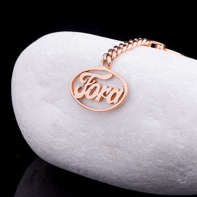 Золотий брелок "Ford-Форд" бр00001форд від ювелірного магазину Онікс