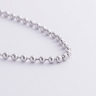 Браслет "Шарики" в белом золоте б04729 №3