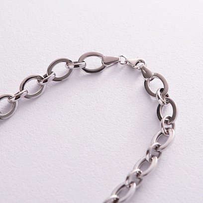 Кольє "Пантера" в білому золоті (фіаніти) кол02039 №4