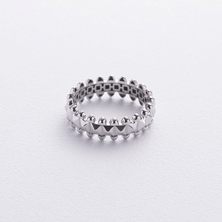 Кольцо "Teresa" в белом золоте к08203 от ювелирного магазина Оникс - 2