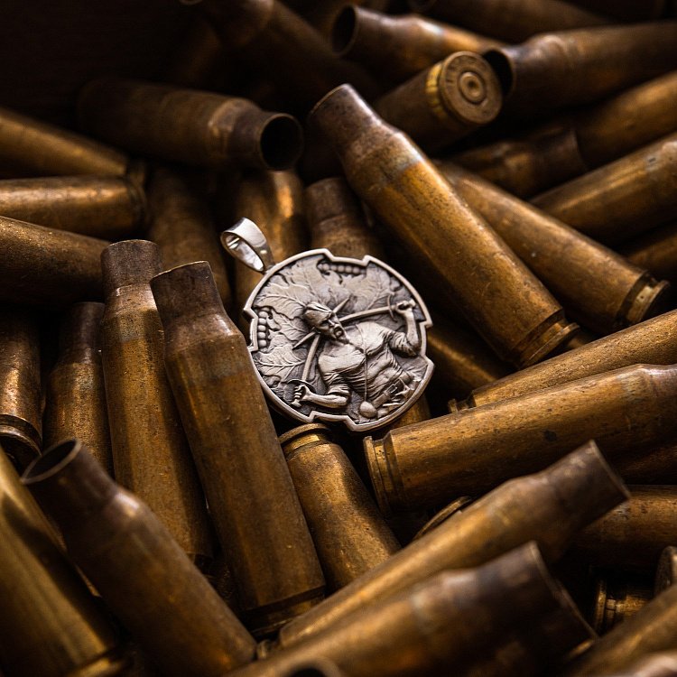 Срібний кулон "Український козак. Молитва до Пресвятої Богородиці" 133207 від ювелірного магазину Онікс - 5