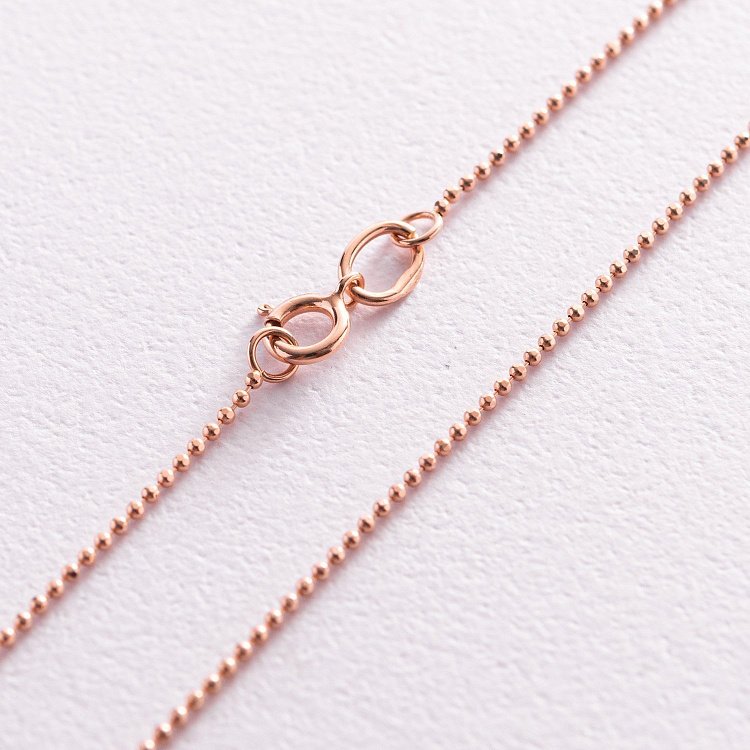 Золотий ланцюжок Кулькове плетіння ц00145 від ювелірного магазину Онікс