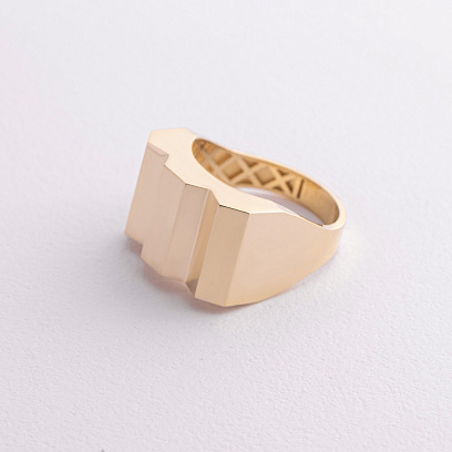 Кольцо "Gabriela" в желтом золоте к08365 №2